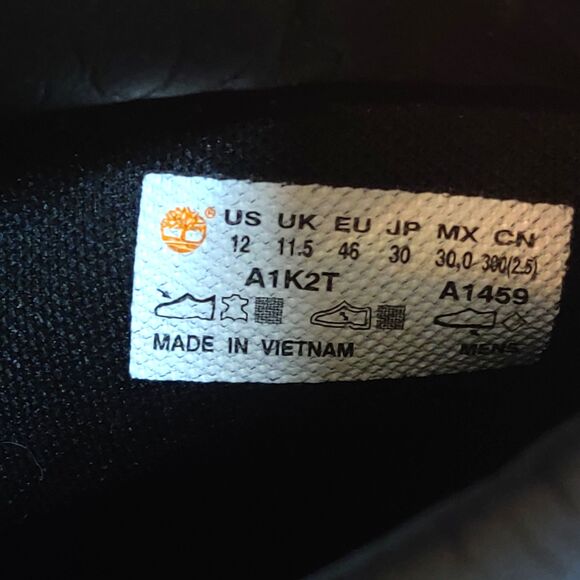 Timberland Mens Suede Boots A1K2T Size 12 400 Gram PrimaLoft Insulated Excellent - Picture 7 of 15